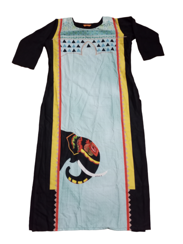 Black and Blue combination Kurti