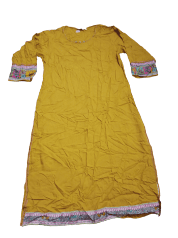 Kurti Yellow