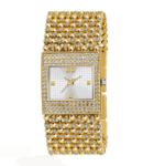 Premium Square Gold dial Analogue wrist watch